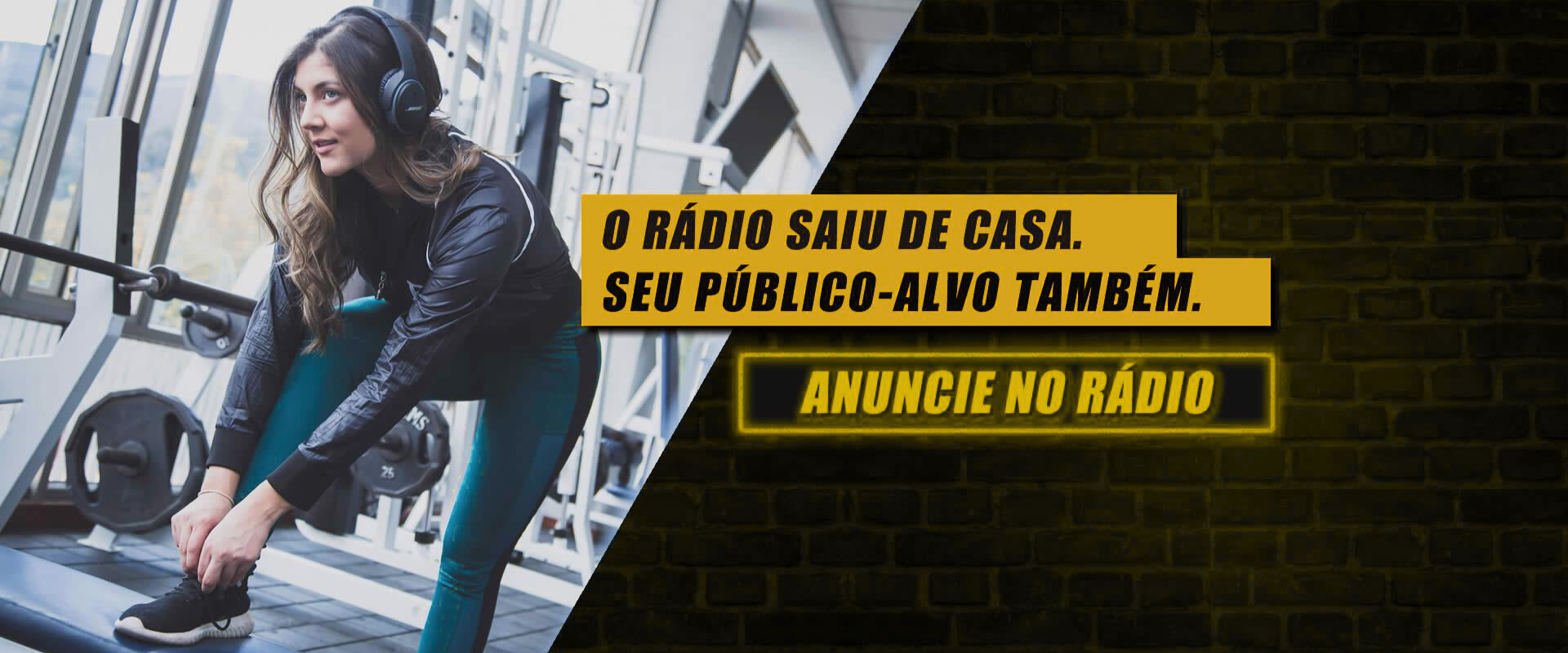 O rádio saiu de casa. Seu público-alvo também.
